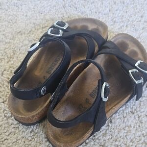 Birkenstock Kids Black Sandals